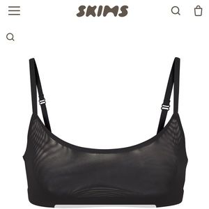SKIMS MESH SCOOP BRALETTE